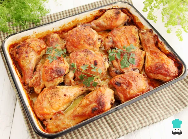 Coxa de Frango Assada no Forno com Maionese