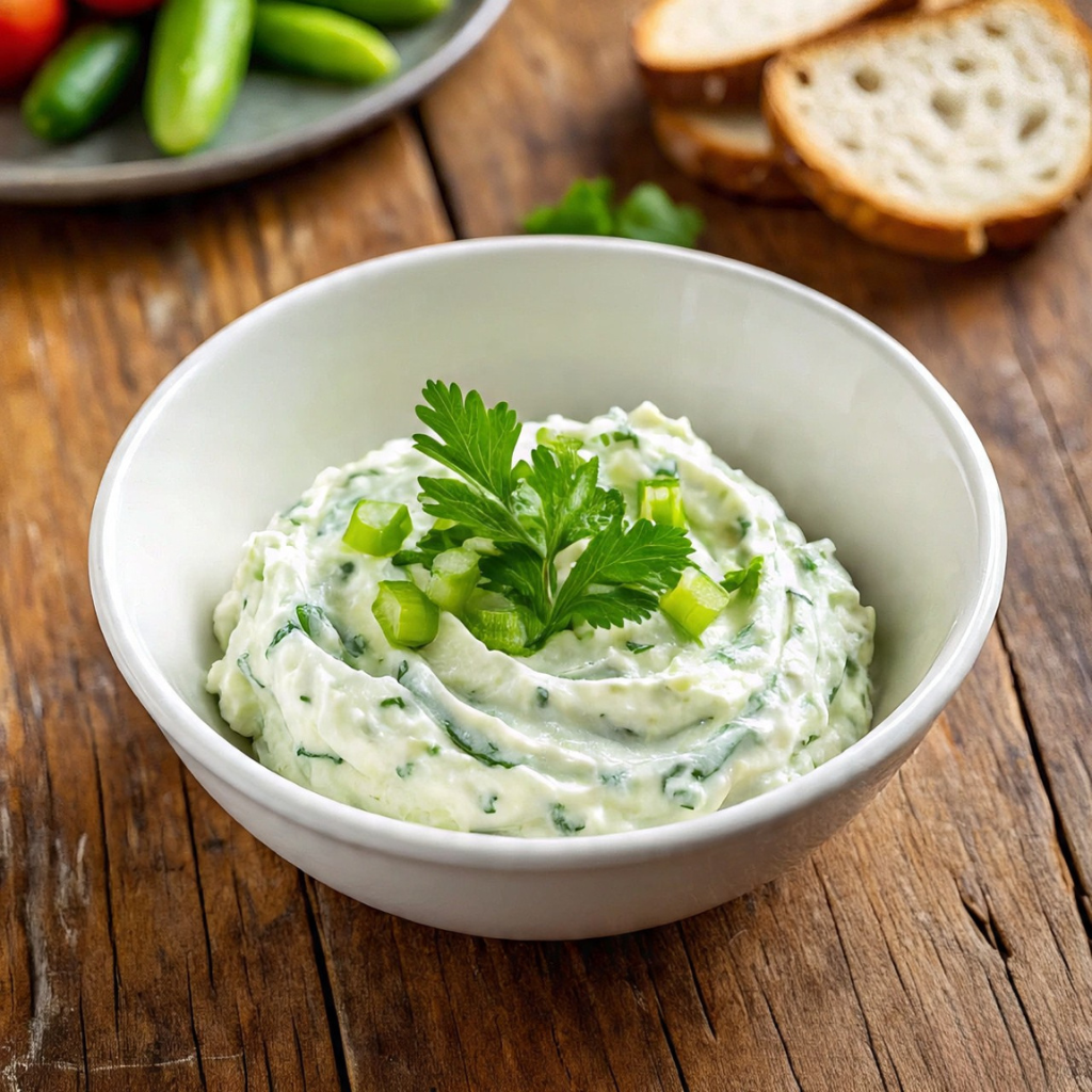 Patê de Pepino Low Carb com Cream Cheese Cremoso