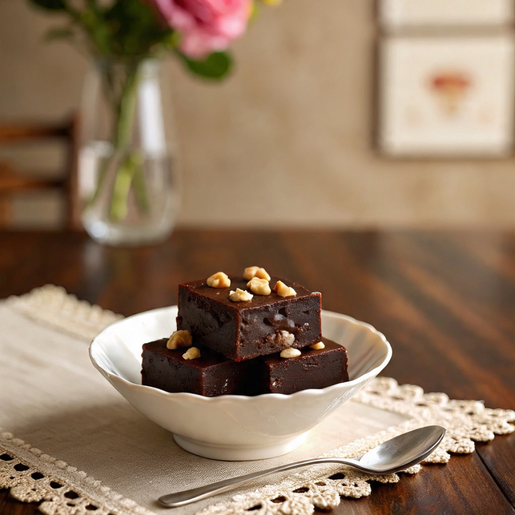 Fudge de Chocolate Keto com Castanhas Crocantes